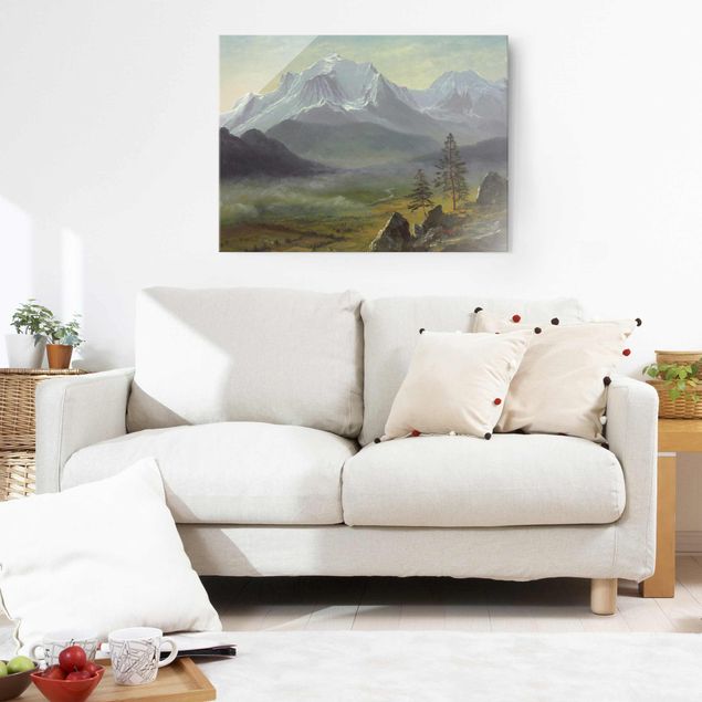 Tableau Romantisme Albert Bierstadt - Mont Blanc