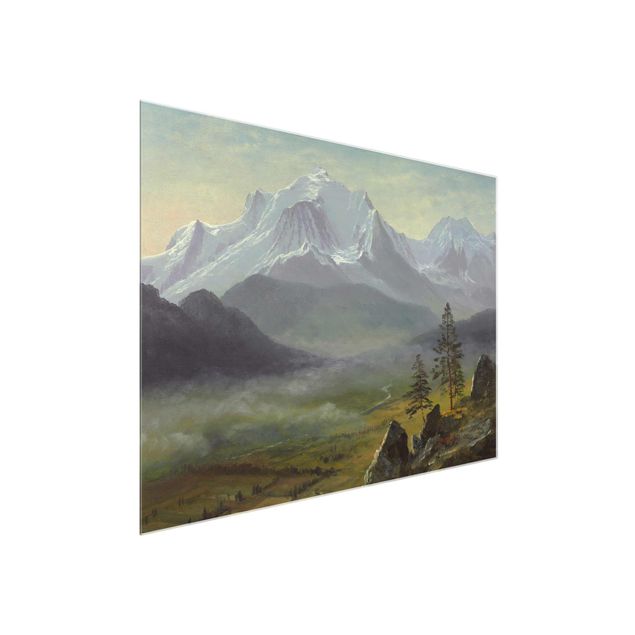Tableaux montagnes Albert Bierstadt - Mont Blanc