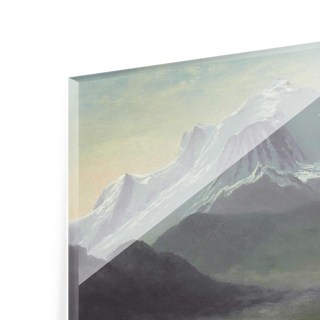 Tableaux modernes Albert Bierstadt - Mont Blanc