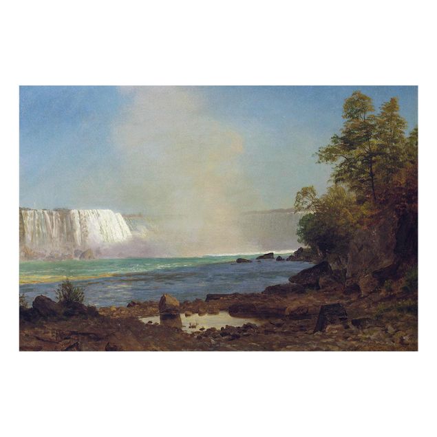 Tableaux en verre cascade Albert Bierstadt - Chutes du Niagara