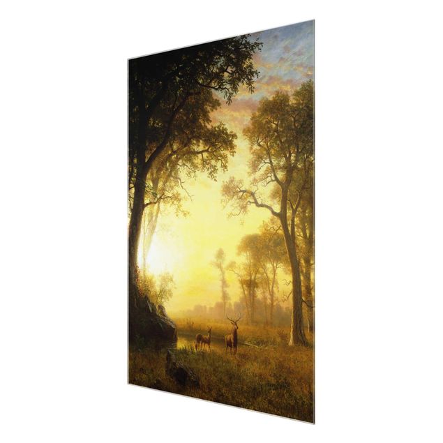 Tableaux modernes Albert Bierstadt - Lumière dans la forêt
