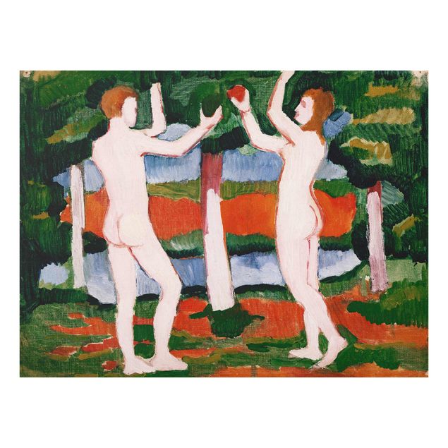 Tableau portraits August Macke - Adam et Eve