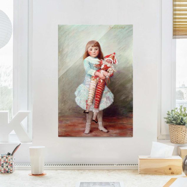 Déco mur cuisine Auguste Renoir - Suzanne avec la marionnette Arlequin
