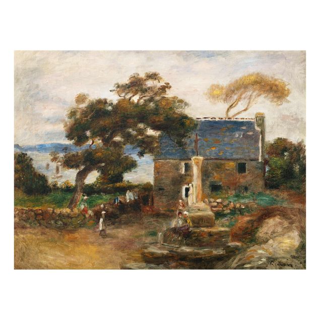 Tableaux reproduction Auguste Renoir - Tréboul près de Douardenez, Bretagne