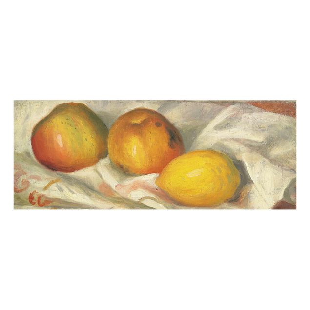 Tableaux reproductions Auguste Renoir - Deux pommes et un citron