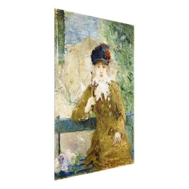 Tableau portrait Berthe Morisot - Dame à l'ombrelle
