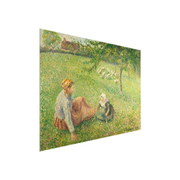 Courant artistique Postimpressionnisme Camille Pissarro - Le pâturage des oies