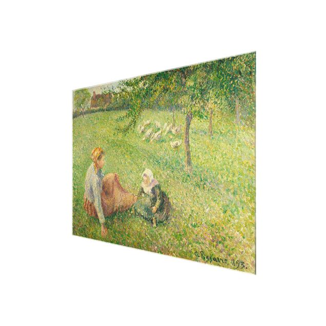 Tableau artistique Camille Pissarro - Le pâturage des oies