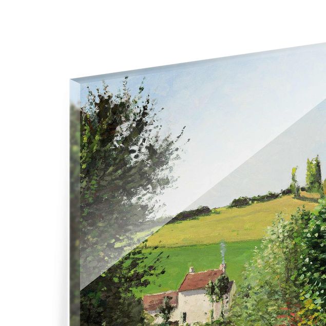 Décoration artistique Camille Pissarro - Hameau dans les collines surélevées de Pontoise