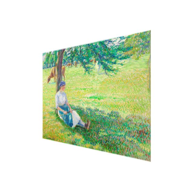 Romantisme tableau Camille Pissarro - Vachère, Eragny