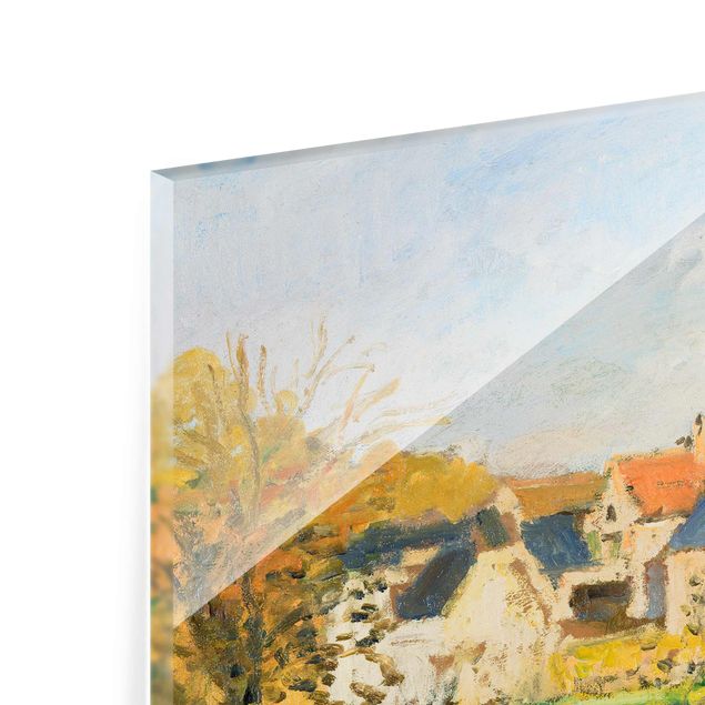 Tableaux en verre architecture & skyline Camille Pissarro - Paysage près de Pontoise