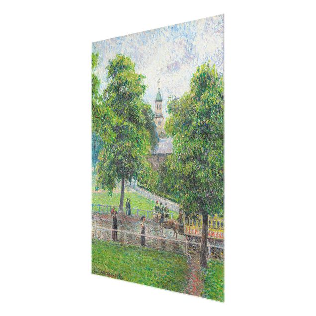 Tableau London Camille Pissarro - L'église Sainte-Anne, Kew, Londres