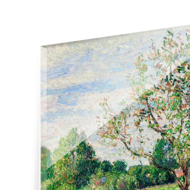 Tableau arbre Camille Pissarro - Prairie avec cheval gris, Eragny
