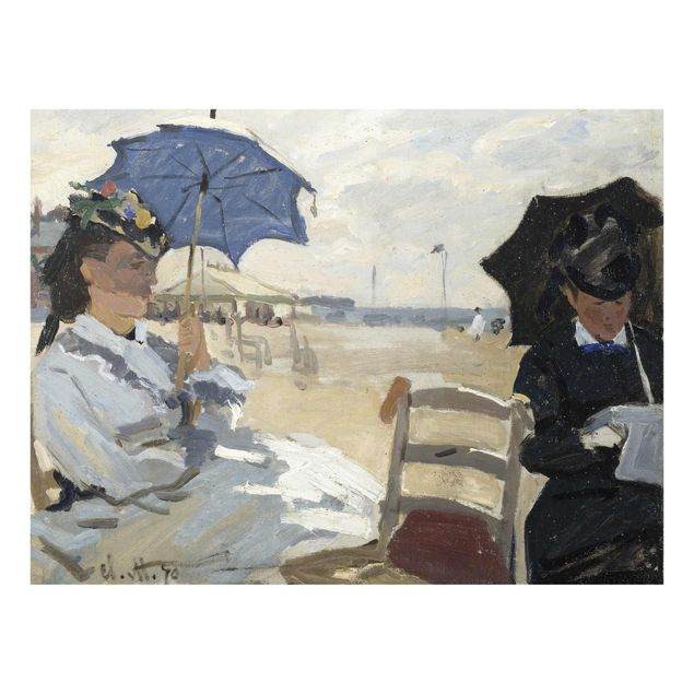 Tableaux plage Claude Monet - À la plage de Trouville