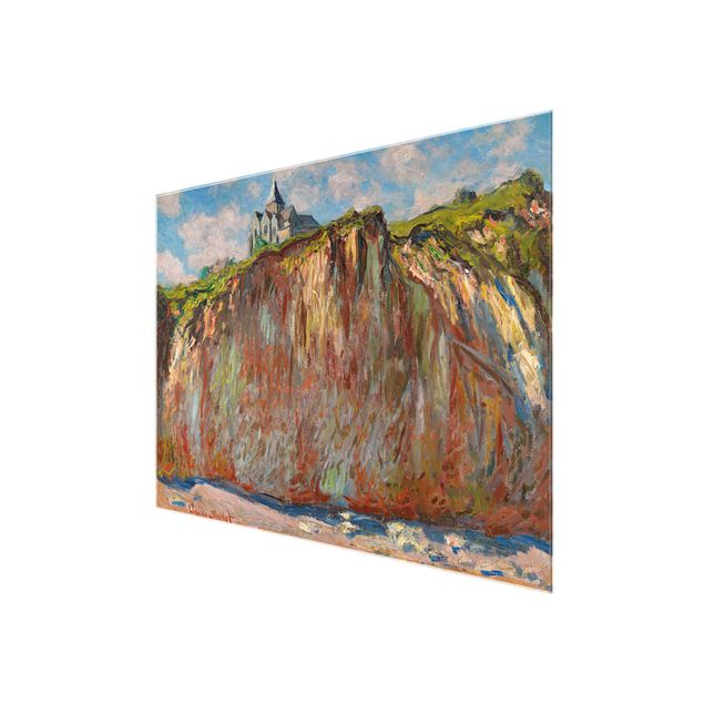 Tableaux nature Claude Monet - L'église de Varengeville au soleil couchant