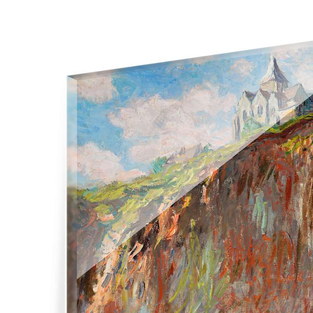 Tableau reproduction Claude Monet - L'église de Varengeville au soleil couchant