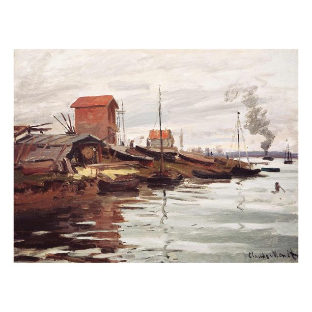 Tableau bord de mer Claude Monet - La Seine au Petit-Gennevilliers