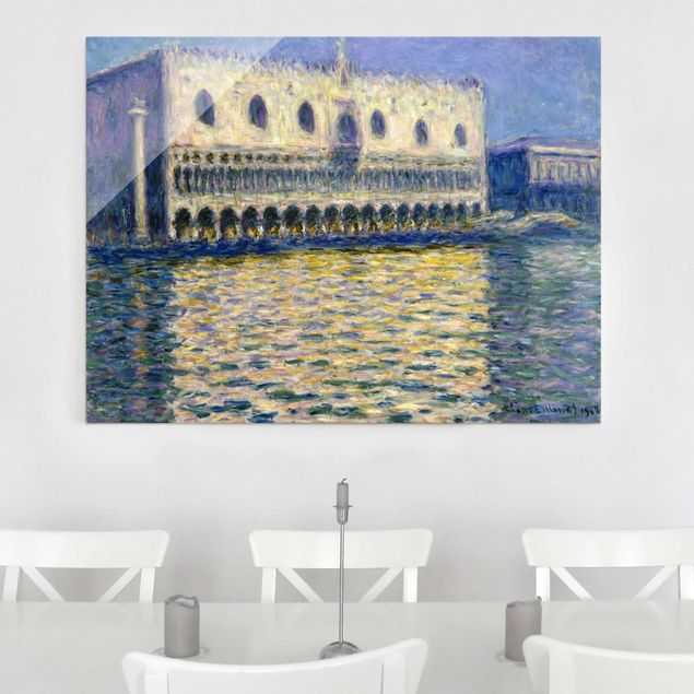 Toile impressionniste Claude Monet - Le Palazzo Ducale