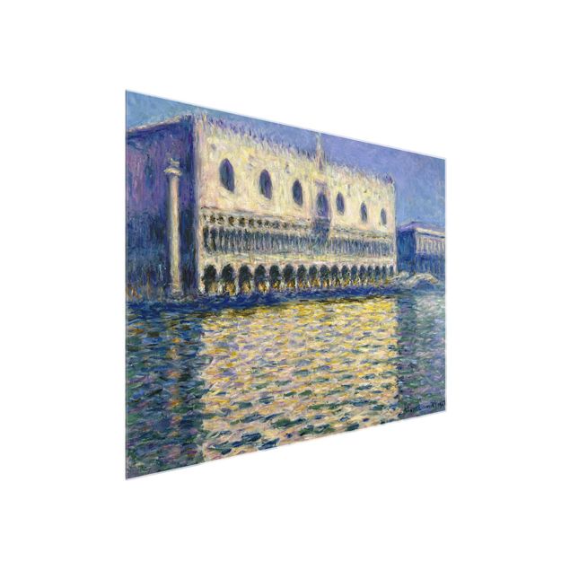 Tableaux en verre architecture & skyline Claude Monet - Le Palazzo Ducale