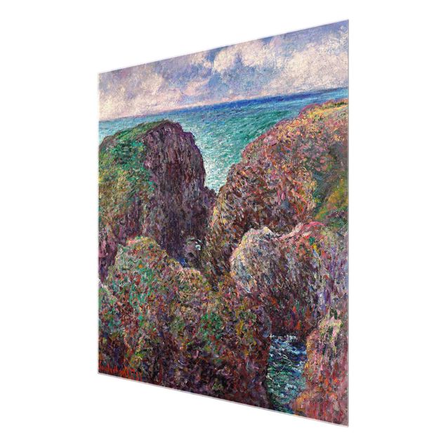 Tableau artistique Claude Monet - Groupe de rochers à Port-Goulphar