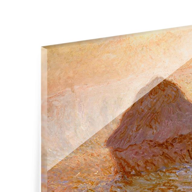Tableaux reproductions Claude Monet - La meule de foin dans la brume