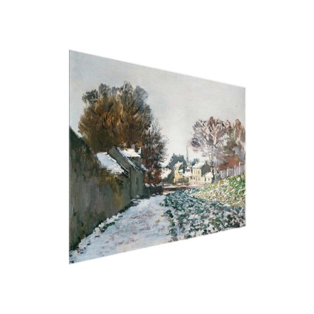 Décoration artistique Claude Monet - Neige à Argenteuil