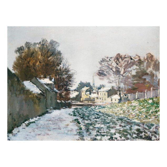 Tableaux moderne Claude Monet - Neige à Argenteuil