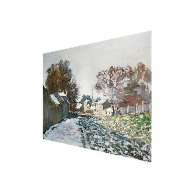 Tableau deco nature Claude Monet - Neige à Argenteuil
