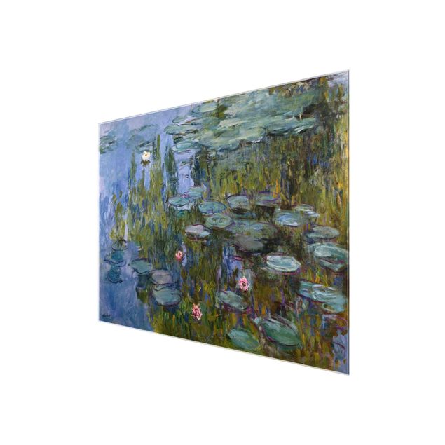 Tableaux en verre fleurs Claude Monet - Nénuphars (Nympheas)