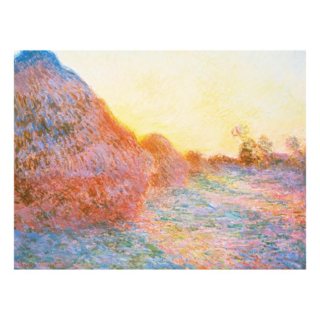 Tableau moderne Claude Monet - Botte de foin au soleil
