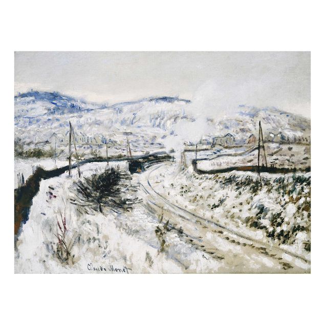 Décoration artistique Claude Monet - Train dans la neige à Argenteuil