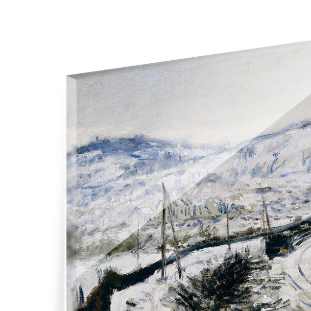 Tableaux moderne Claude Monet - Train dans la neige à Argenteuil