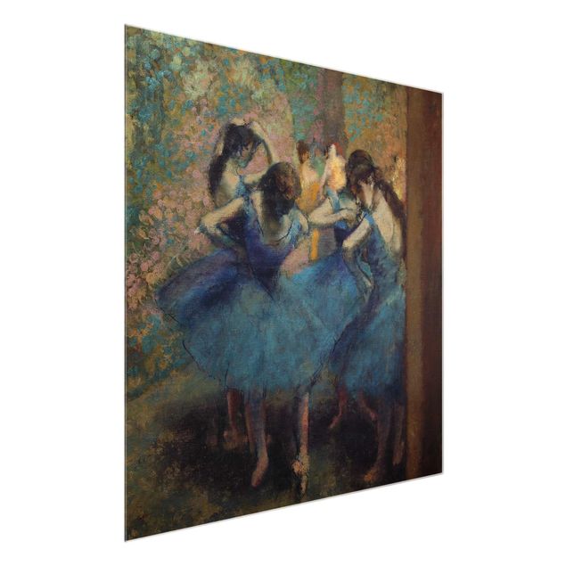 Tableau ballerine Edgar Degas - Danseurs bleus