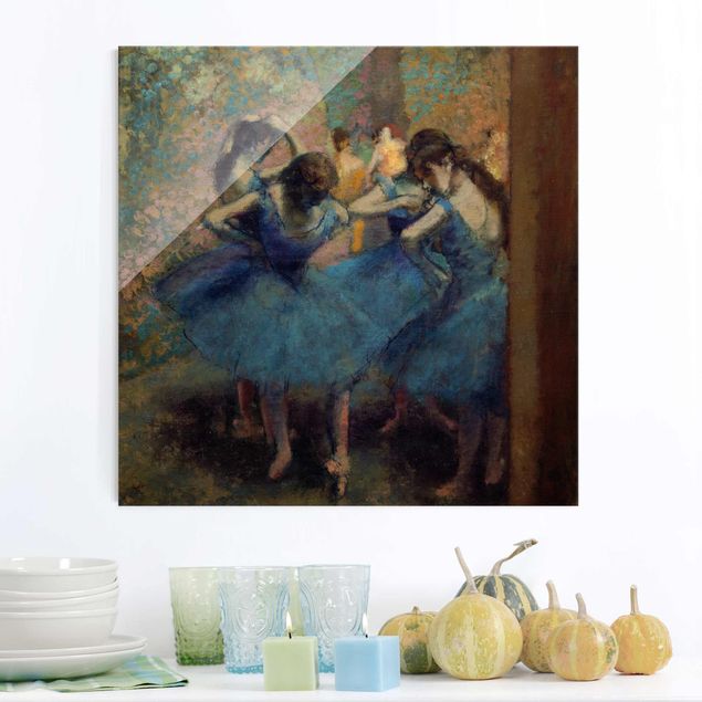 Déco murale cuisine Edgar Degas - Danseurs bleus
