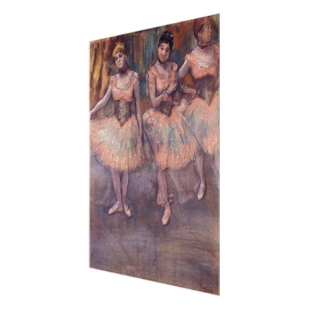 Tableaux portraits Edgar Degas - Trois danseuses avant l'exercice