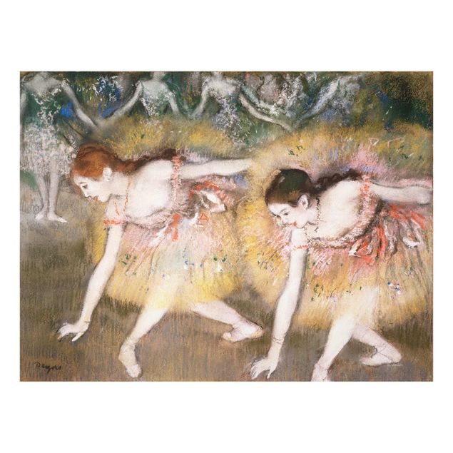 Tableaux moderne Edgar Degas - Danseurs penchés vers le bas