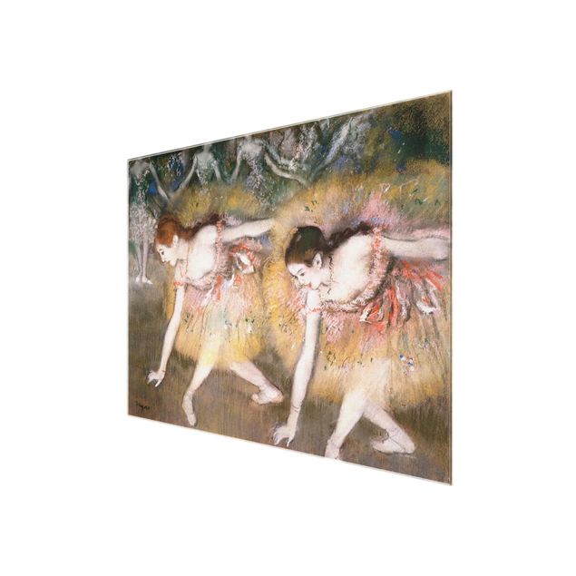 Tableau portraits Edgar Degas - Danseurs penchés vers le bas