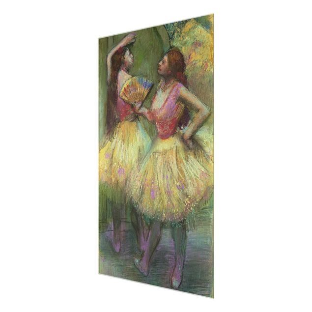 Tableau portrait Edgar Degas - Deux danseurs avant de monter sur scène