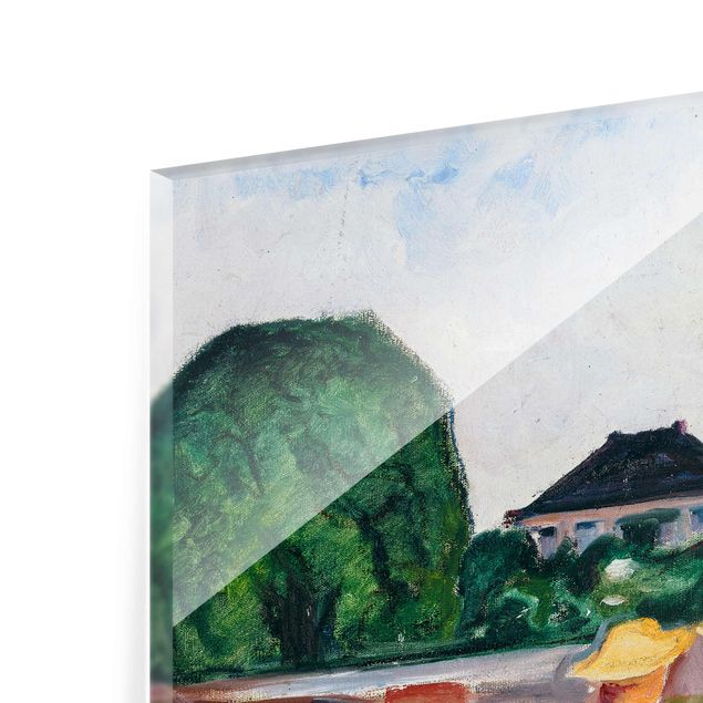 Tableaux reproduction Edvard Munch - Trois filles sur le pont