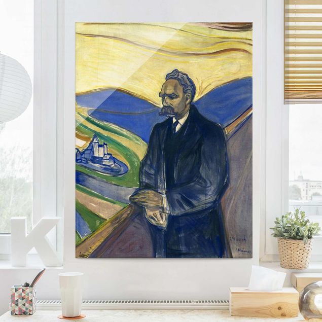Tableaux Artistiques Edvard Munch - Portrait de Friedrich Nietzsche