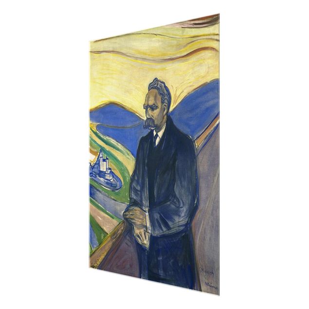 Tableaux portraits Edvard Munch - Portrait de Friedrich Nietzsche