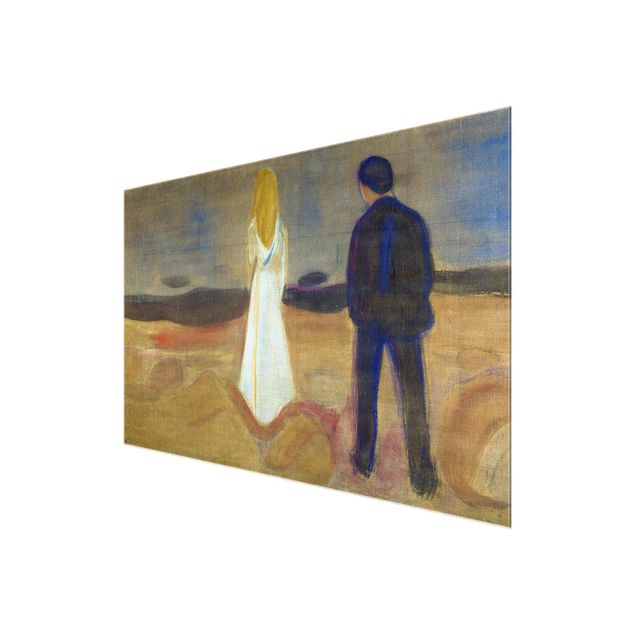 Tableaux portraits Edvard Munch - Deux humains. Les solitaires (Reinhardt-Fries)