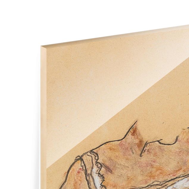 Tableaux muraux Egon Schiele - Torse de femme en sous-vêtements et bas noirs