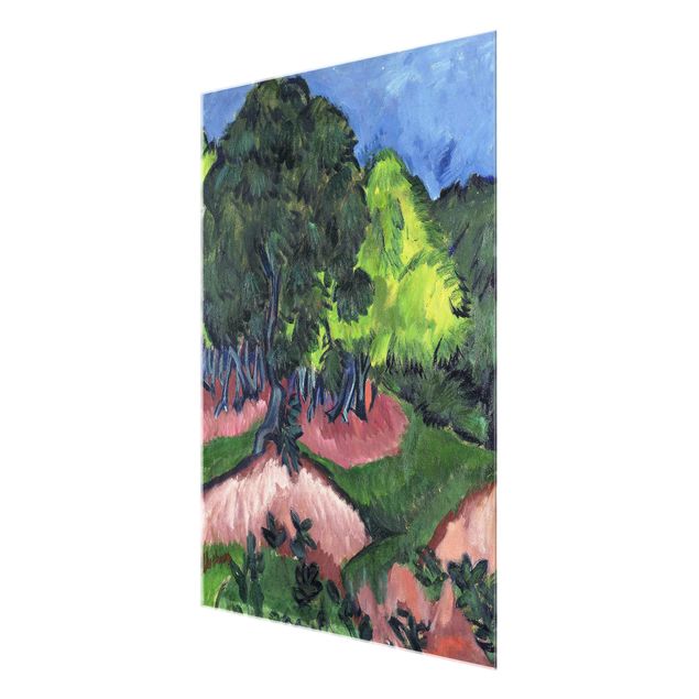 Tableau deco nature Ernst Ludwig Kirchner - Paysage avec marronnier