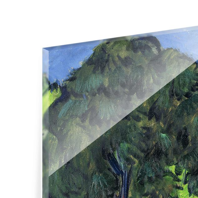 Tableaux reproductions Ernst Ludwig Kirchner - Paysage avec marronnier