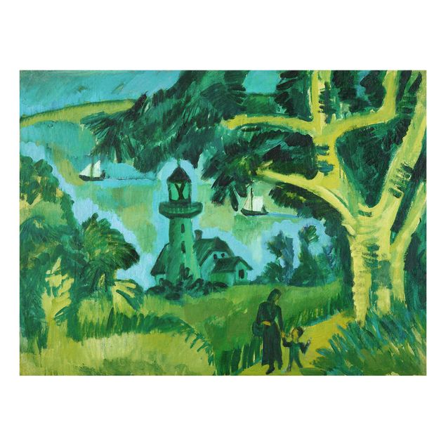 Tableau nature Ernst Ludwig Kirchner - Phare sur Fehmarn