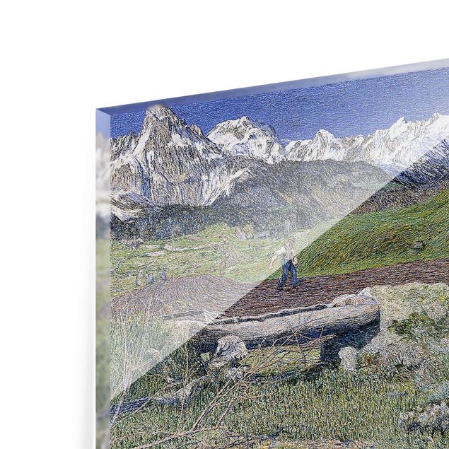 Tableaux nature Giovanni Segantini - Printemps dans les Alpes
