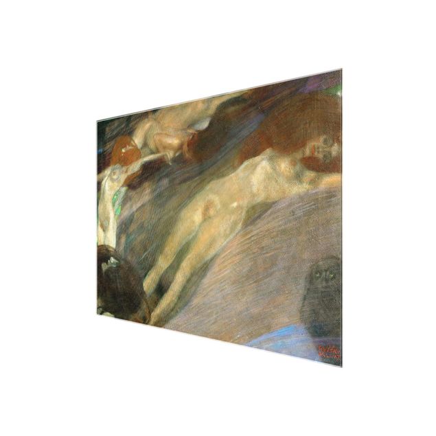 Tableaux nu Gustav Klimt - L'eau en mouvement