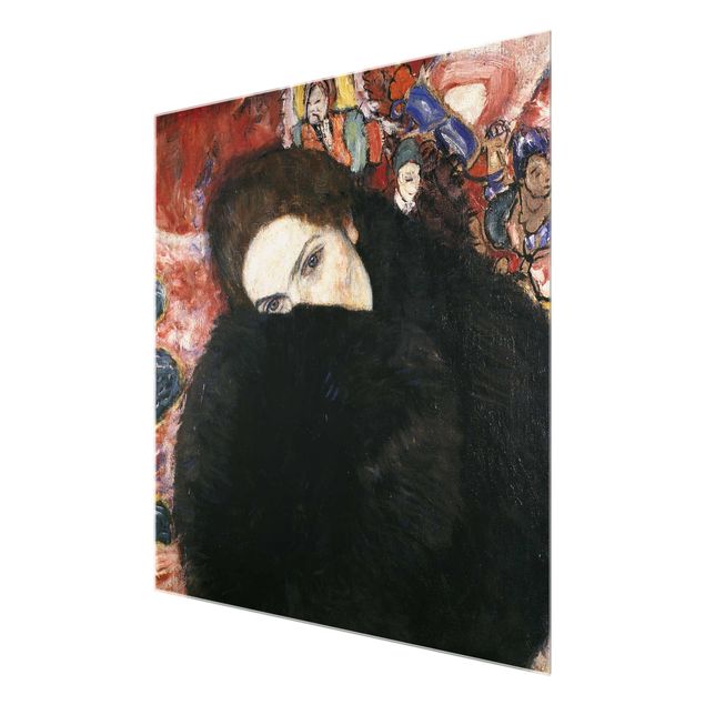Tableaux reproductions Gustav Klimt - Dame avec une moufle
