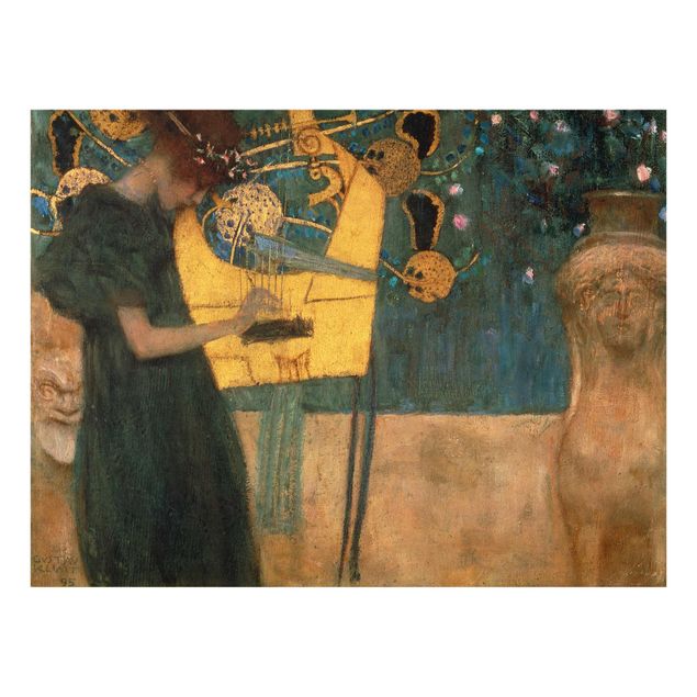 Tableau portrait Gustav Klimt - Musique